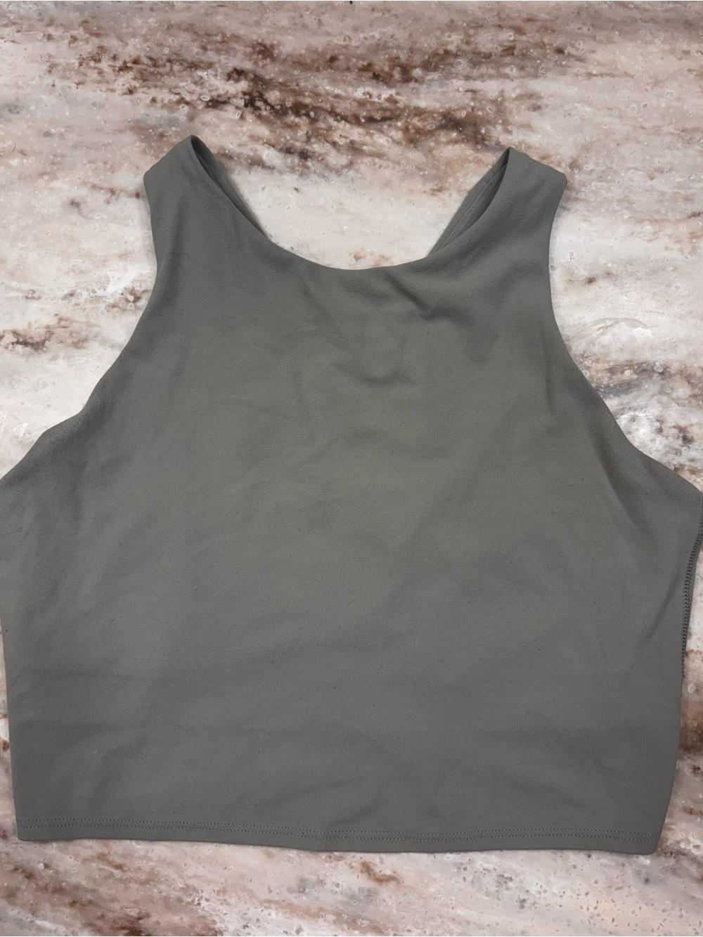 Athleta conscious crop sage green size M